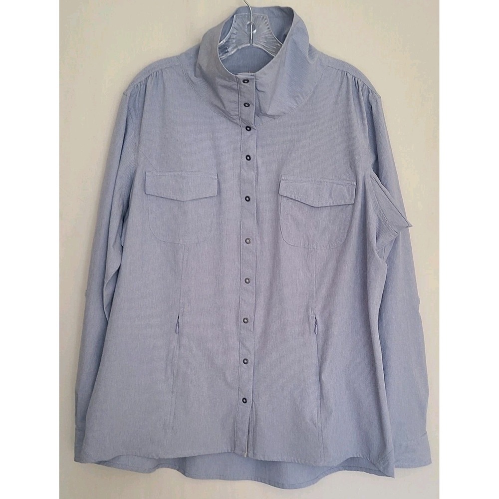 Duluth Trading Wind Breaker Sun Protection Stretch Jacket Women's Size XLarge